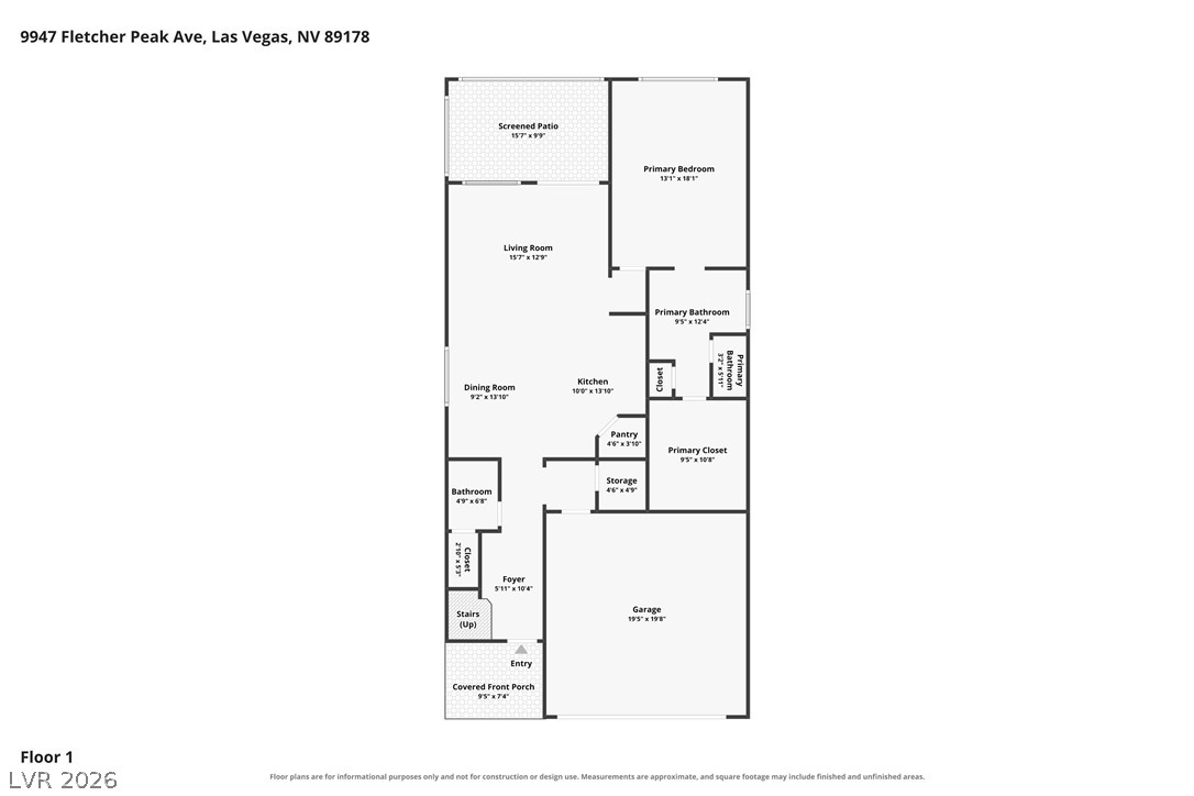 9947 Fletcher Peak Avenue Las Vegas NV 89178