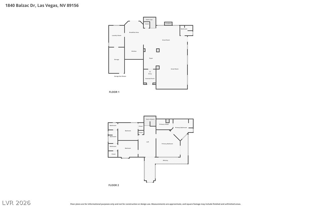 1840 Balzac Drive Las Vegas NV 89156