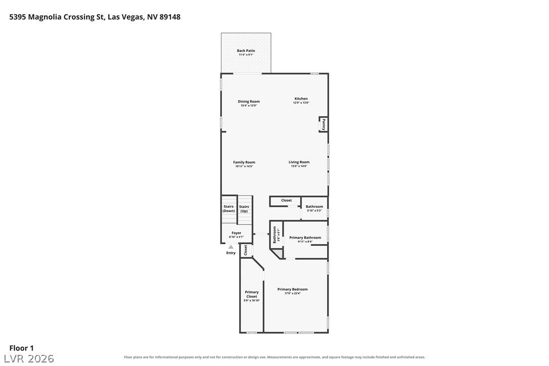 5395 Magnolia Crossing Street Las Vegas NV 89148