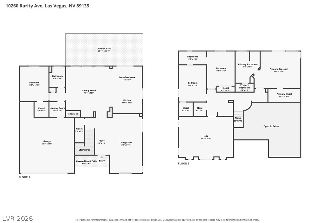 10260 Rarity Avenue Las Vegas NV 89135