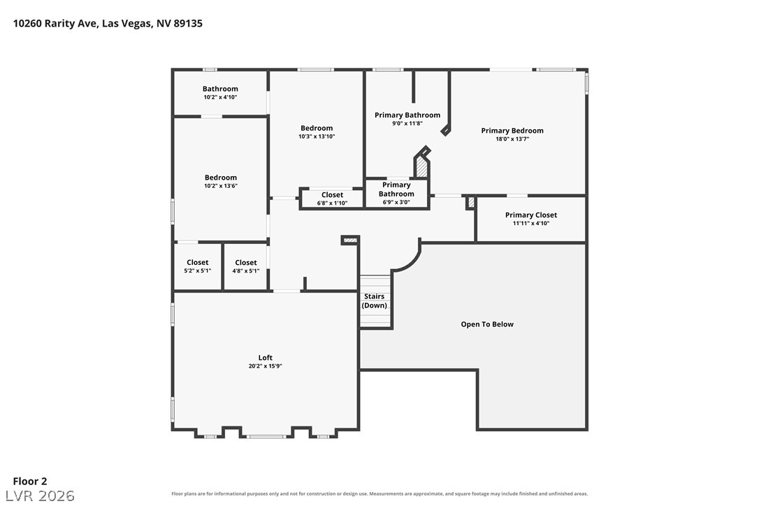 10260 Rarity Avenue Las Vegas NV 89135