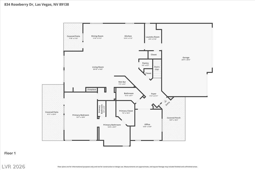 834 Roseberry Drive Las Vegas NV 89138