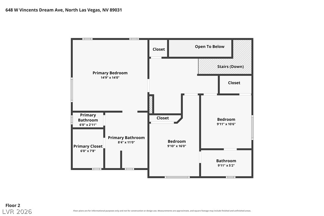 648 Vincents Dream Avenue North Las Vegas NV 89031