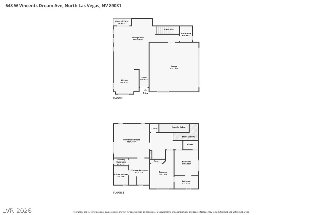 648 Vincents Dream Avenue North Las Vegas NV 89031