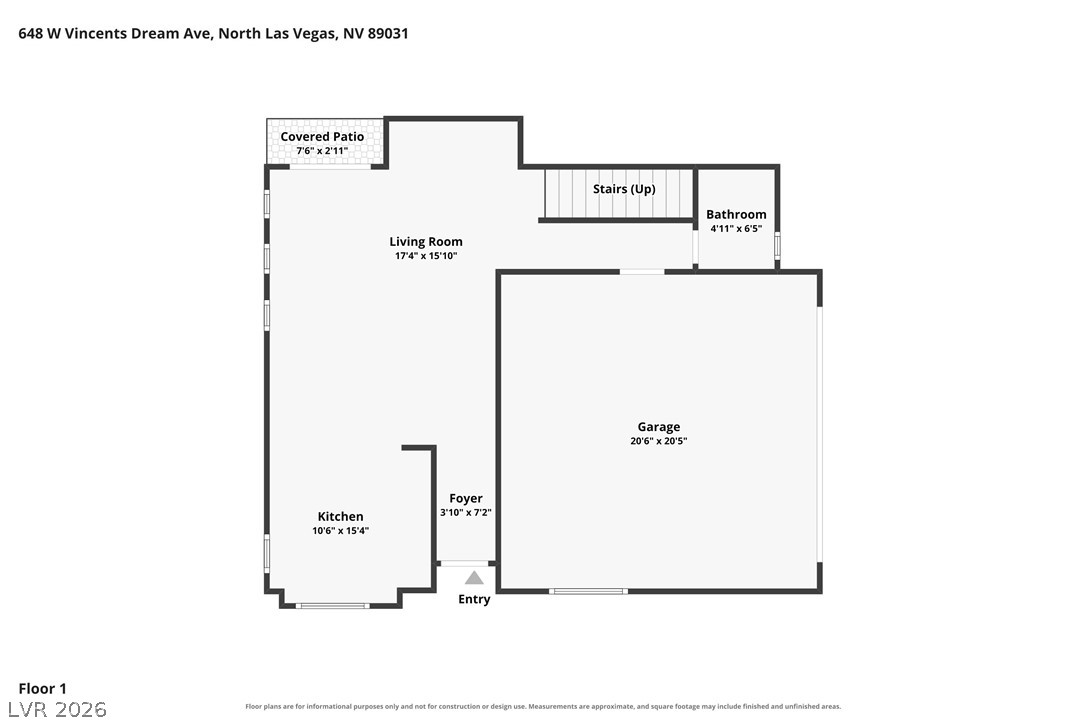 648 Vincents Dream Avenue North Las Vegas NV 89031