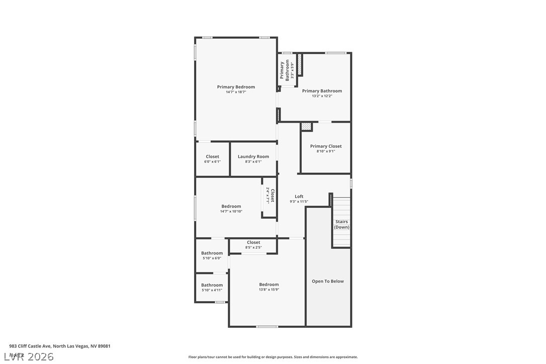 983 Cliff Castle Avenue North Las Vegas NV 89081