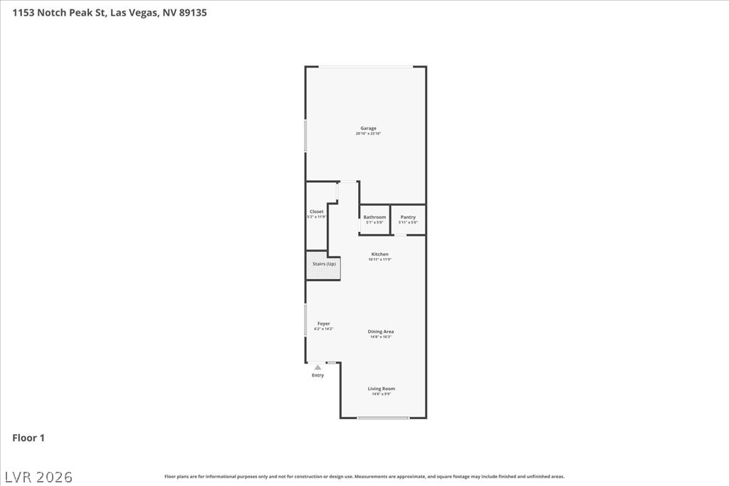 1153 Notch Peak Street 103 Las Vegas NV 89135