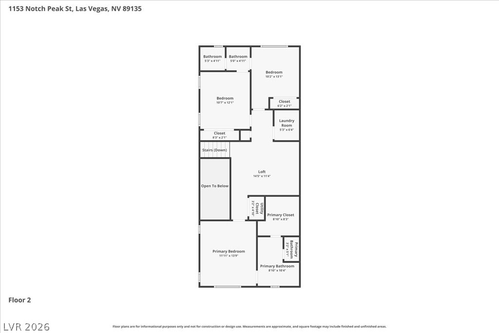 1153 Notch Peak Street 103 Las Vegas NV 89135