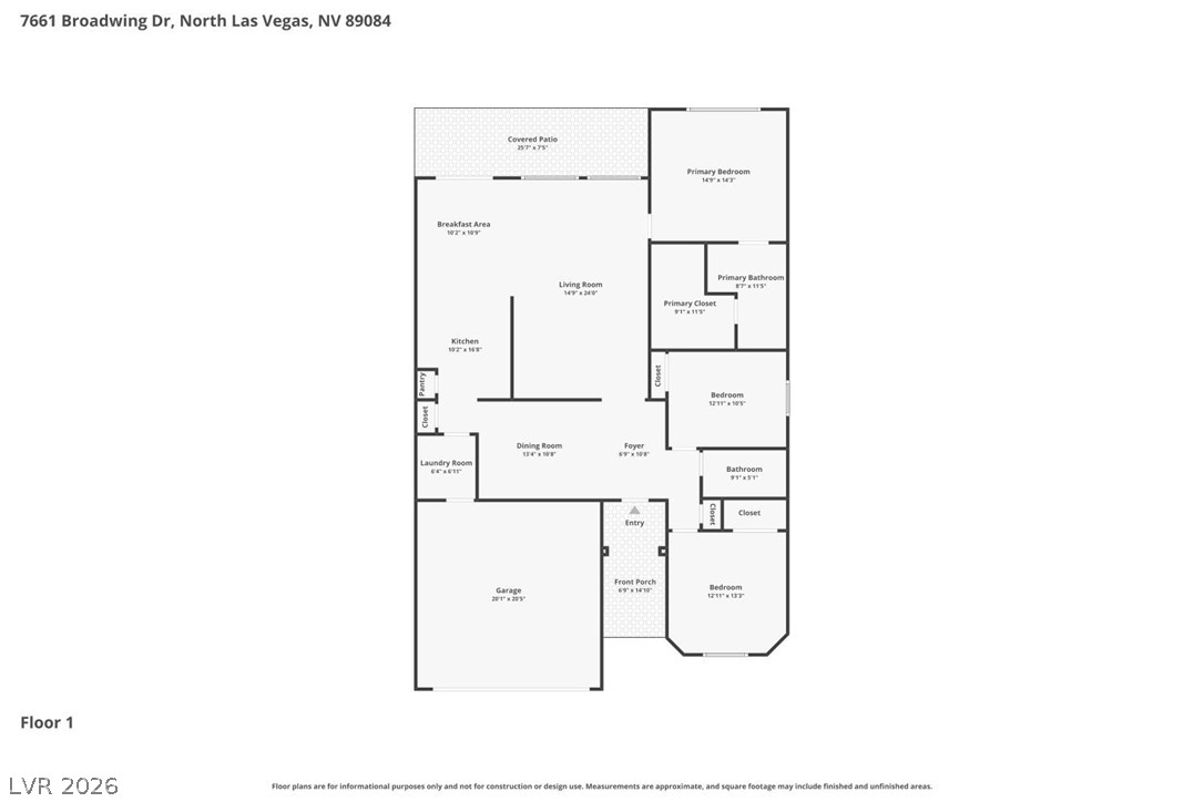 7661 Broadwing Drive North Las Vegas NV 89084