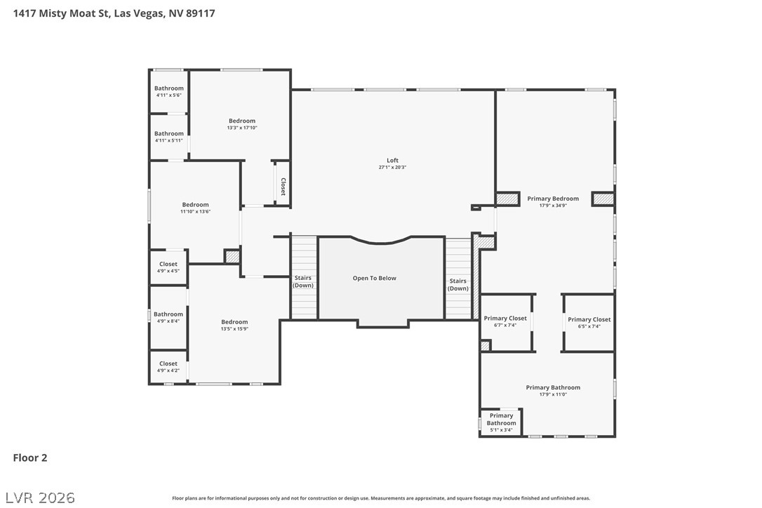 1417 Misty Moat Street Las Vegas NV 89117
