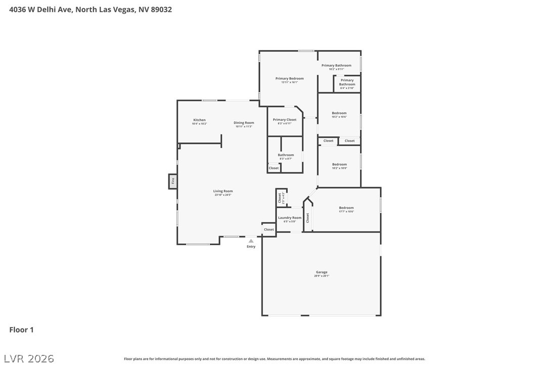 4036 West Delhi Avenue North Las Vegas NV 89032