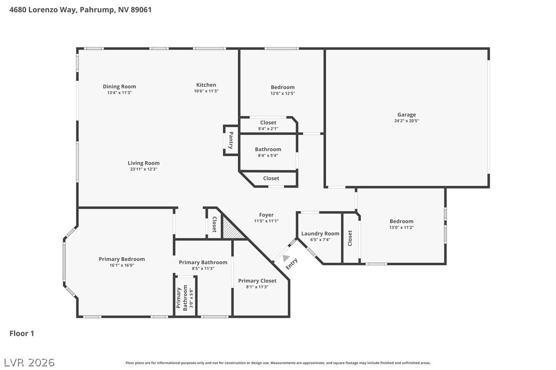 4680 Lorenzo Way Pahrump NV 89061