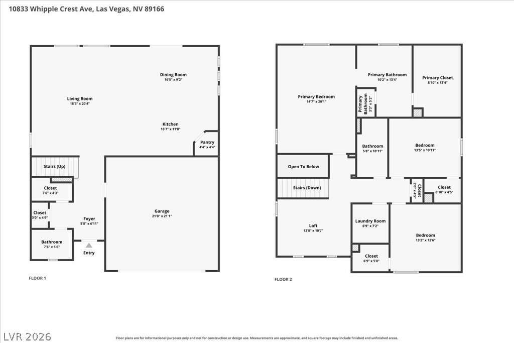10833 Whipple Crest Avenue Las Vegas NV 89166