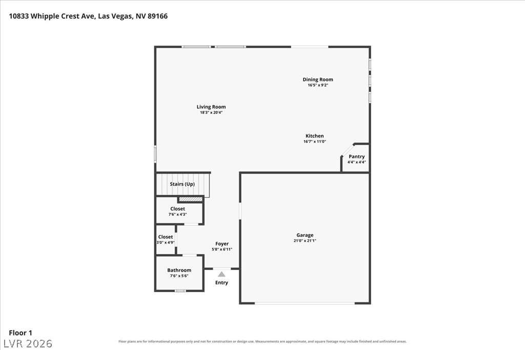 10833 Whipple Crest Avenue Las Vegas NV 89166