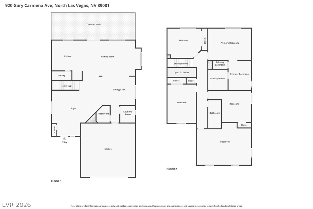 920 Gary Carmena Avenue North Las Vegas NV 89081