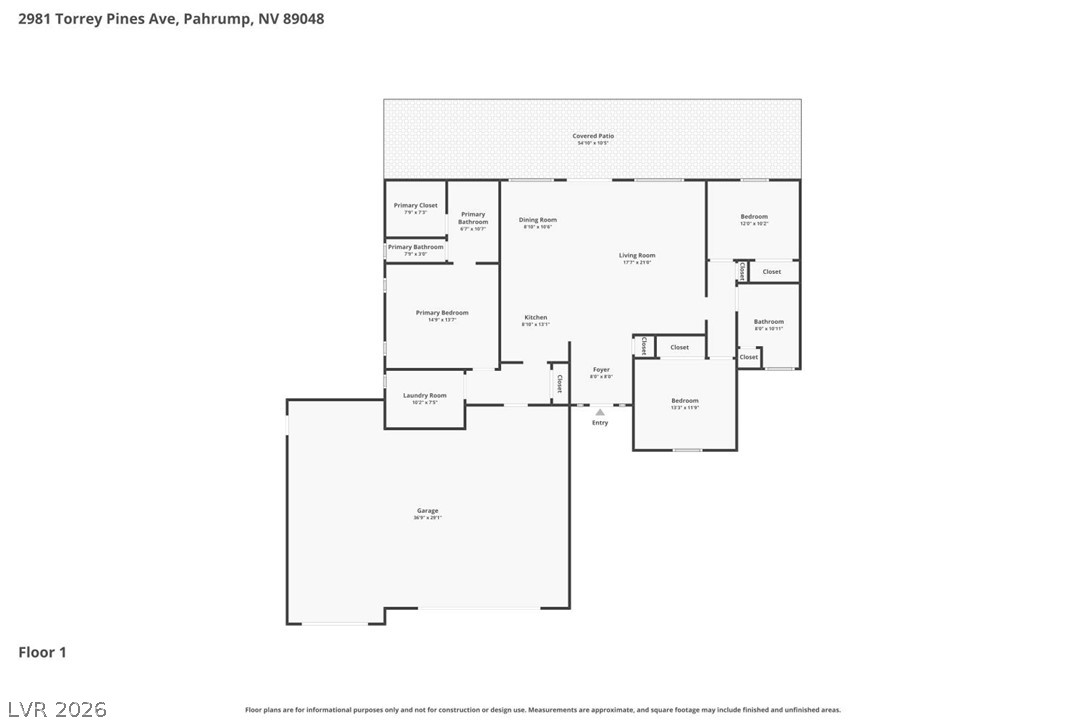 2981 Torrey Pines Avenue Pahrump NV 89048