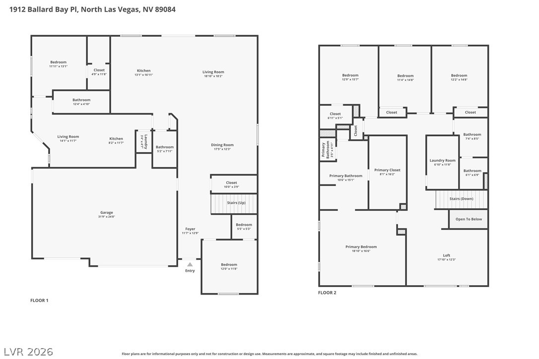 1912 Ballard Bay Place North Las Vegas NV 89084