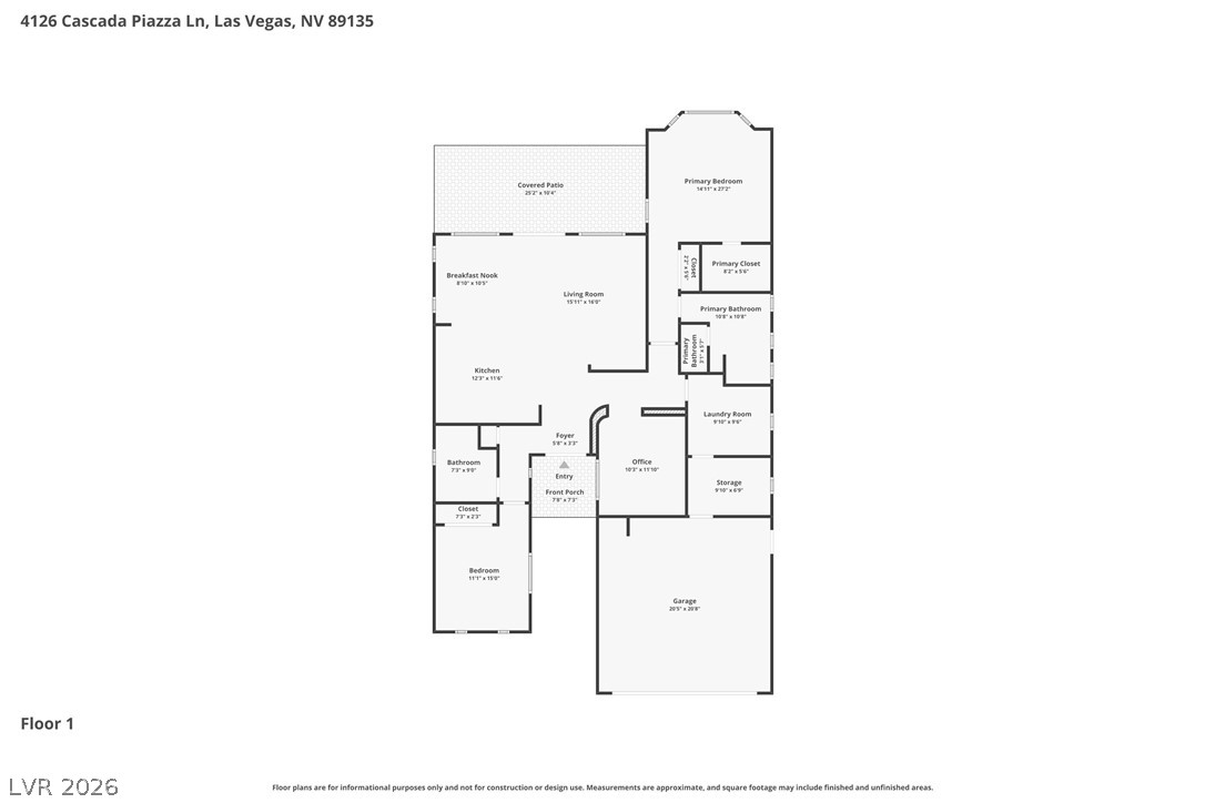 4126 Cascada Piazza Lane Las Vegas NV 89135