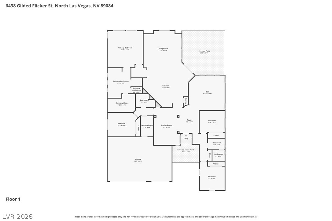 6438 Gilded Flicker Street North Las Vegas NV 89084