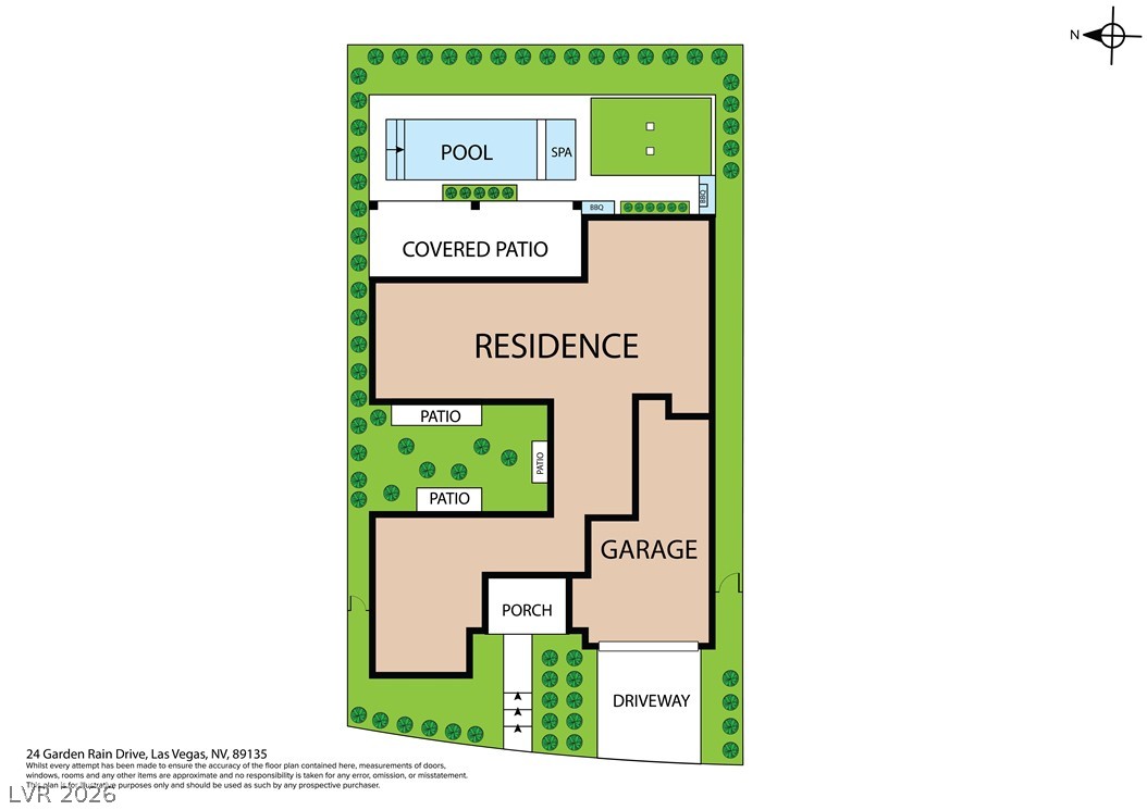 24 Garden Rain Drive Las Vegas NV 89135