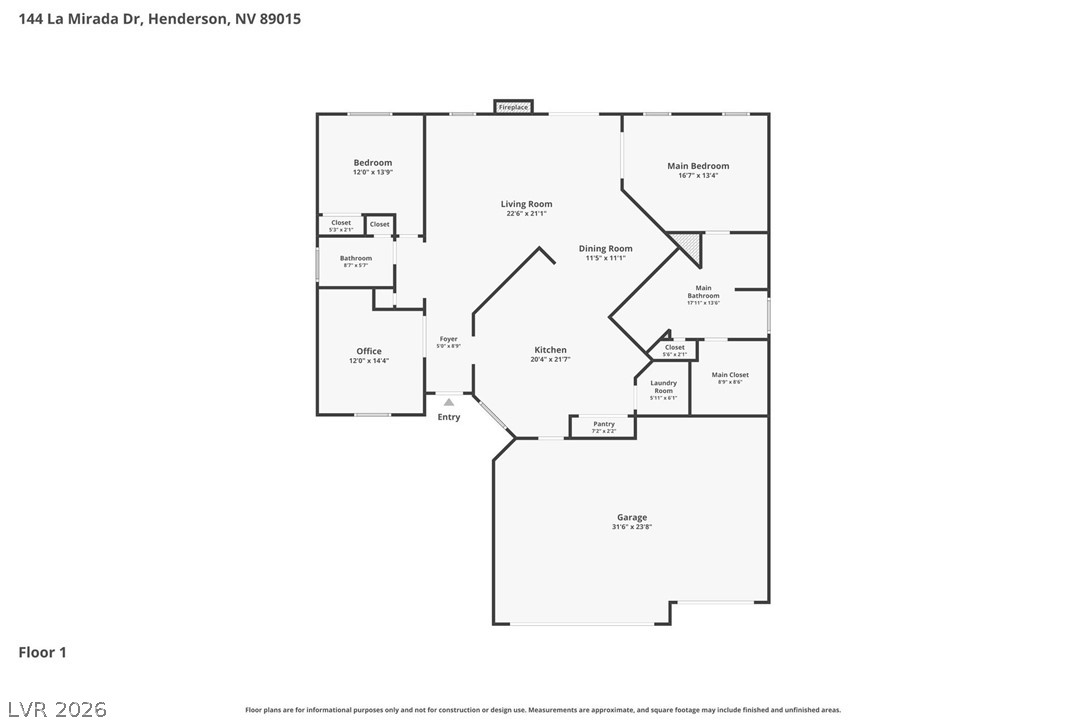 144 La Mirada Drive Henderson NV 89015