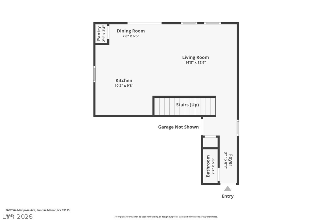 3682 Via Mariposa Avenue Las Vegas NV 89115