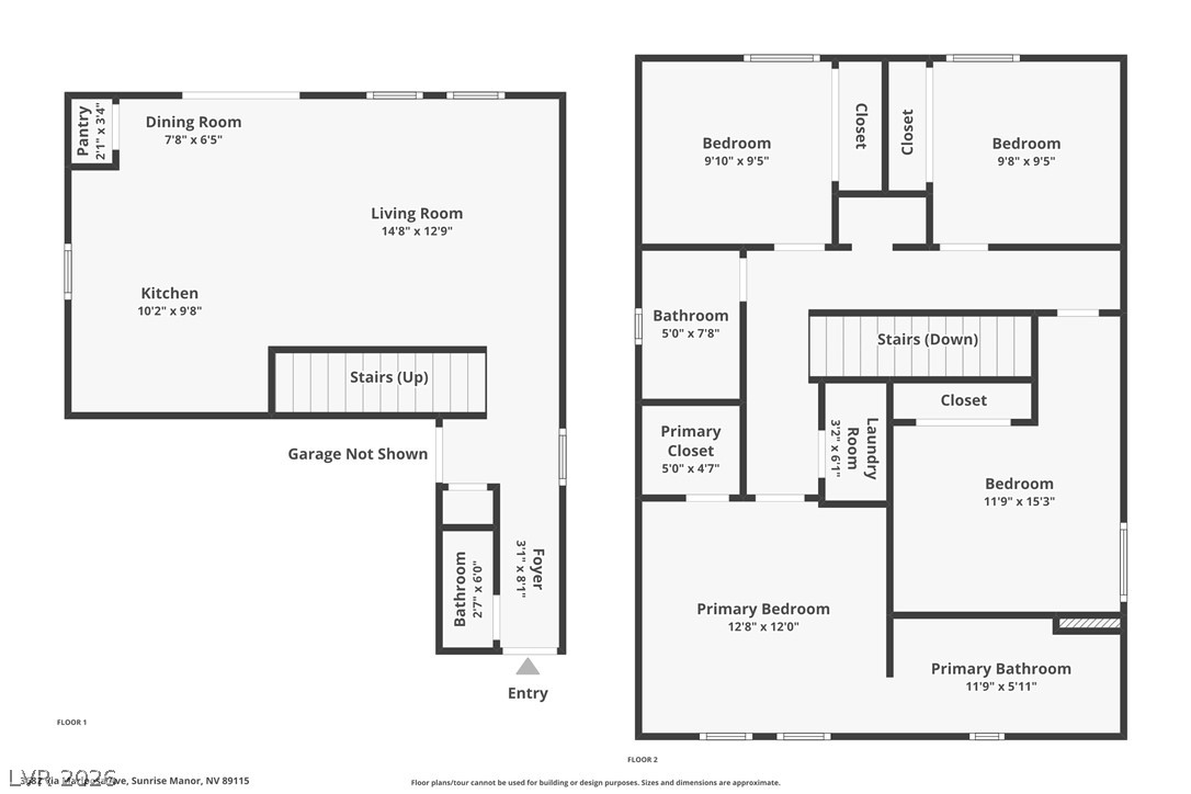 3682 Via Mariposa Avenue Las Vegas NV 89115