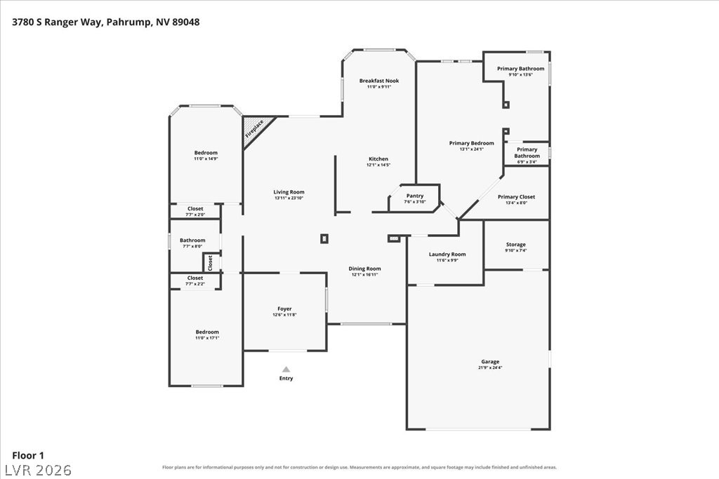 3780 Ranger Way Pahrump NV 89048
