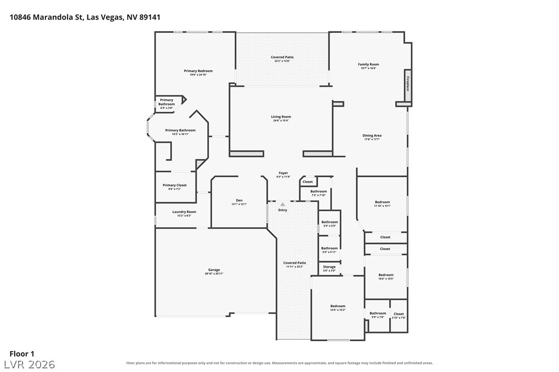 10846 Marandola Street Las Vegas NV 89141