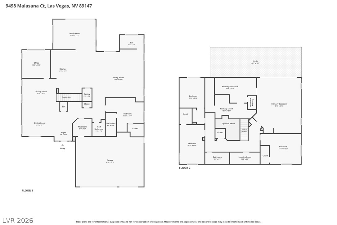 9498 Malasana Court Las Vegas NV 89147