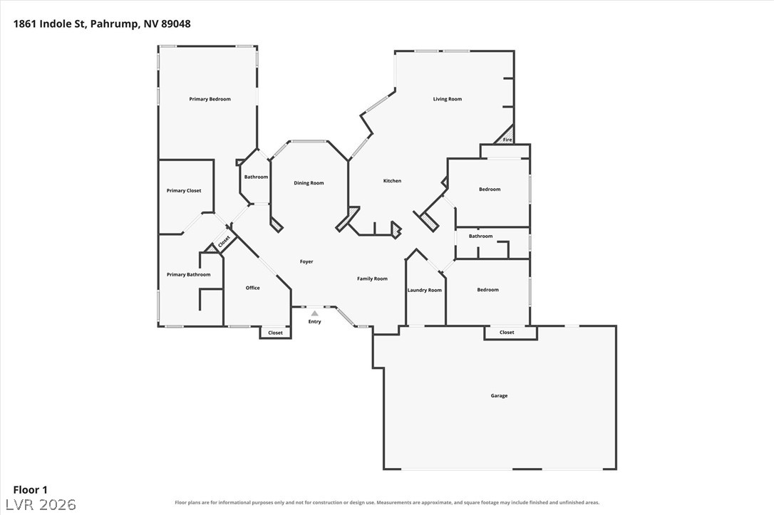 1861 Indole Street Pahrump NV 89048