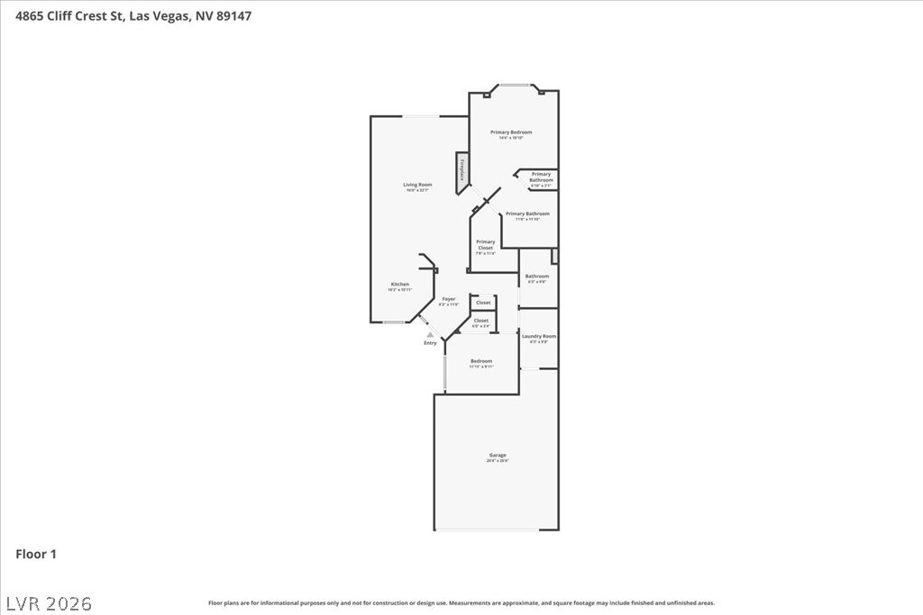 4865 Cliff Crest Street Las Vegas NV 89147