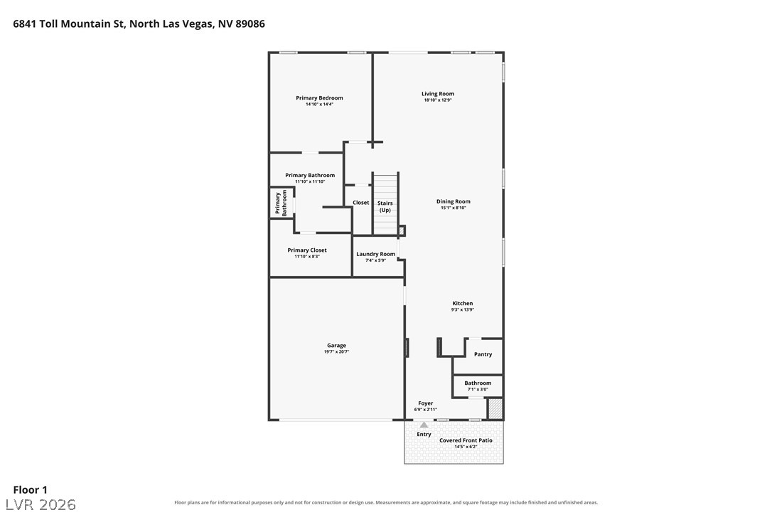 6841 Toll Mountain Street North Las Vegas NV 89086