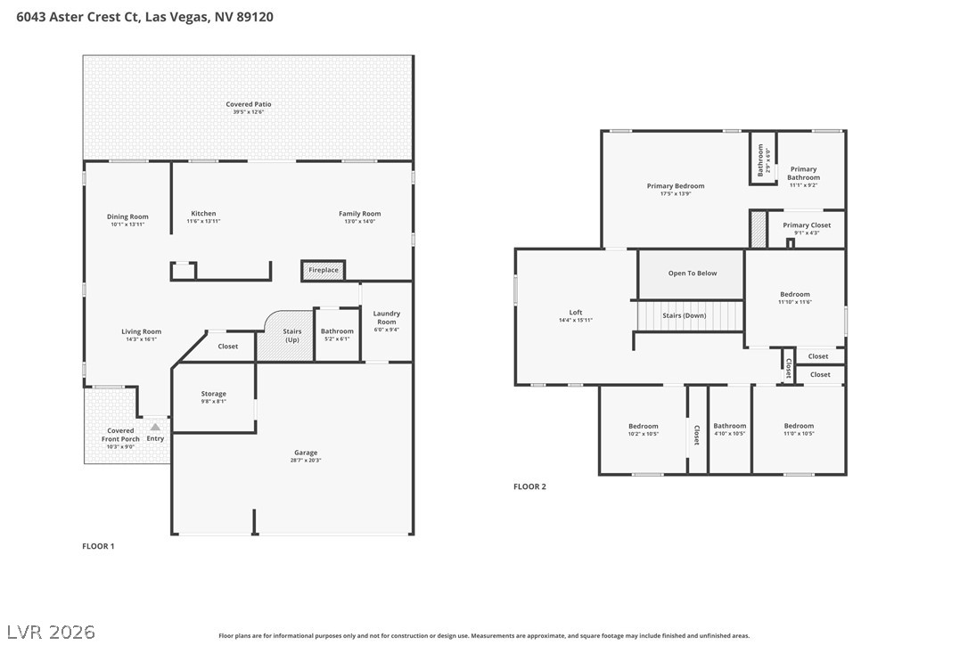 6043 Aster Crest Court Las Vegas NV 89120