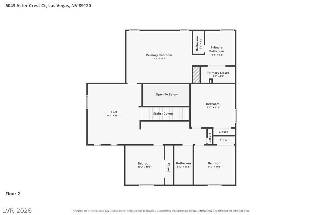 6043 Aster Crest Court Las Vegas NV 89120