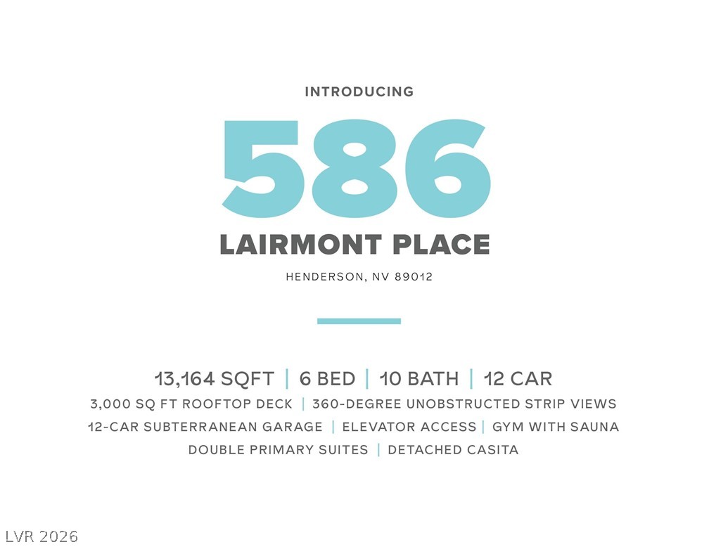 586 Lairmont Place Henderson NV 89012
