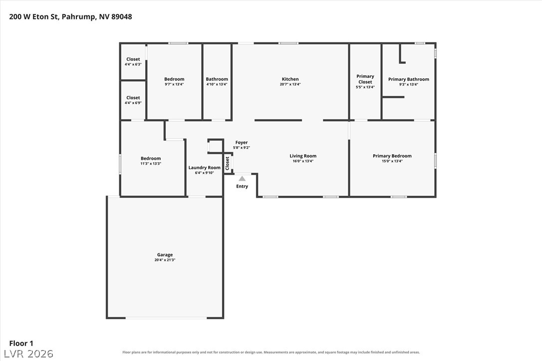 200 West Eton Street Pahrump NV 89048