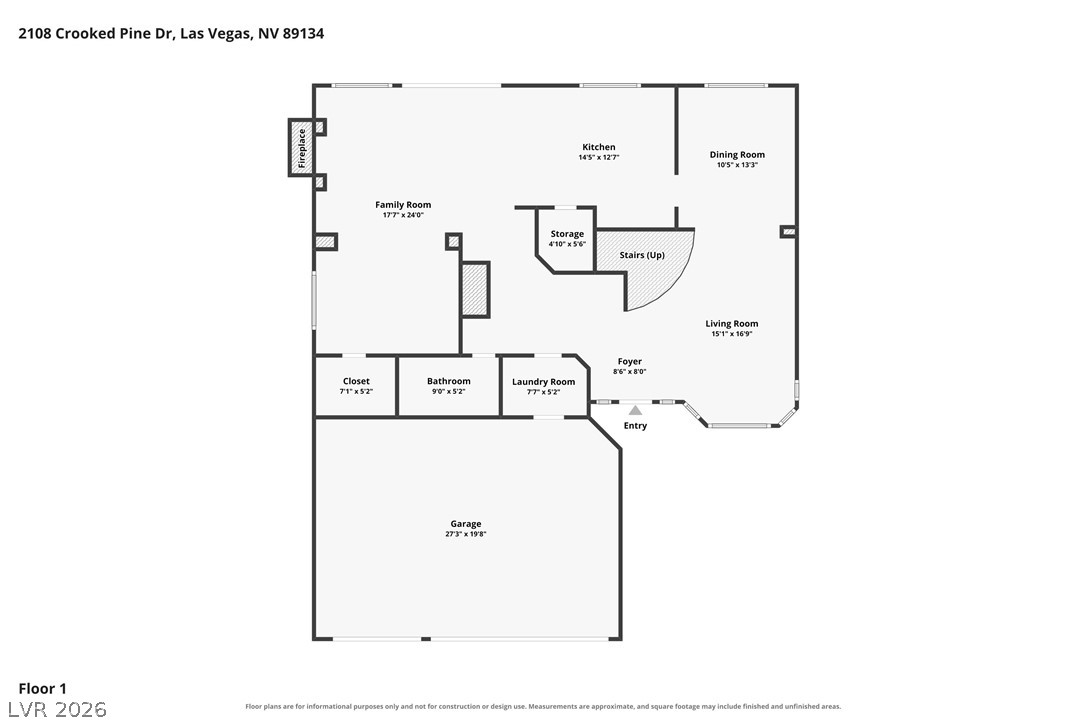 2108 Crooked Pine Drive Las Vegas NV 89134