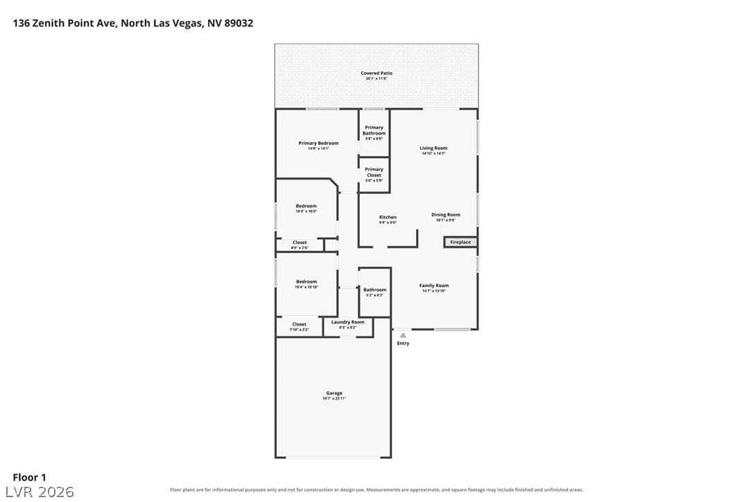 136 Zenith Point Avenue North Las Vegas NV 89032