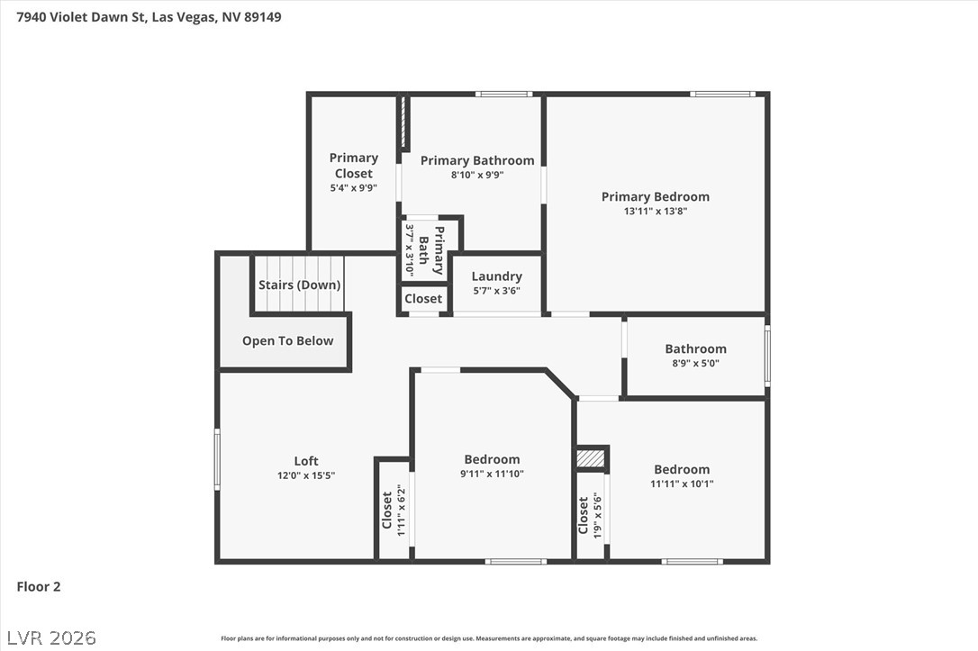 7940 Violet Dawn Street Las Vegas NV 89149