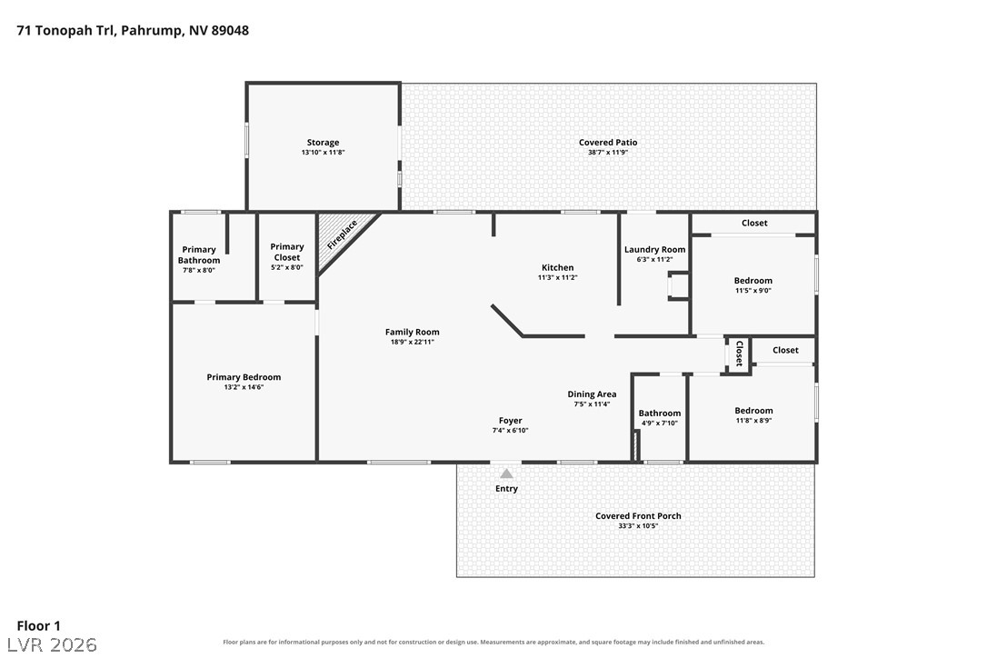 3812 East Chaffe Avenue Pahrump NV 89061