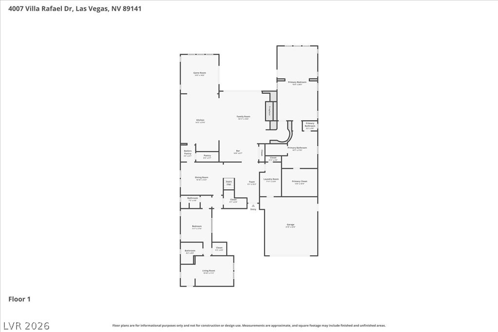 4007 Villa Rafael Drive Las Vegas NV 89141