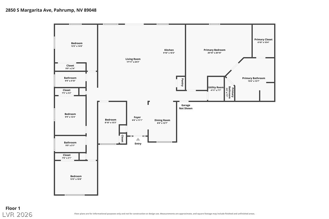 2850 South Margarita Avenue Pahrump NV 89048