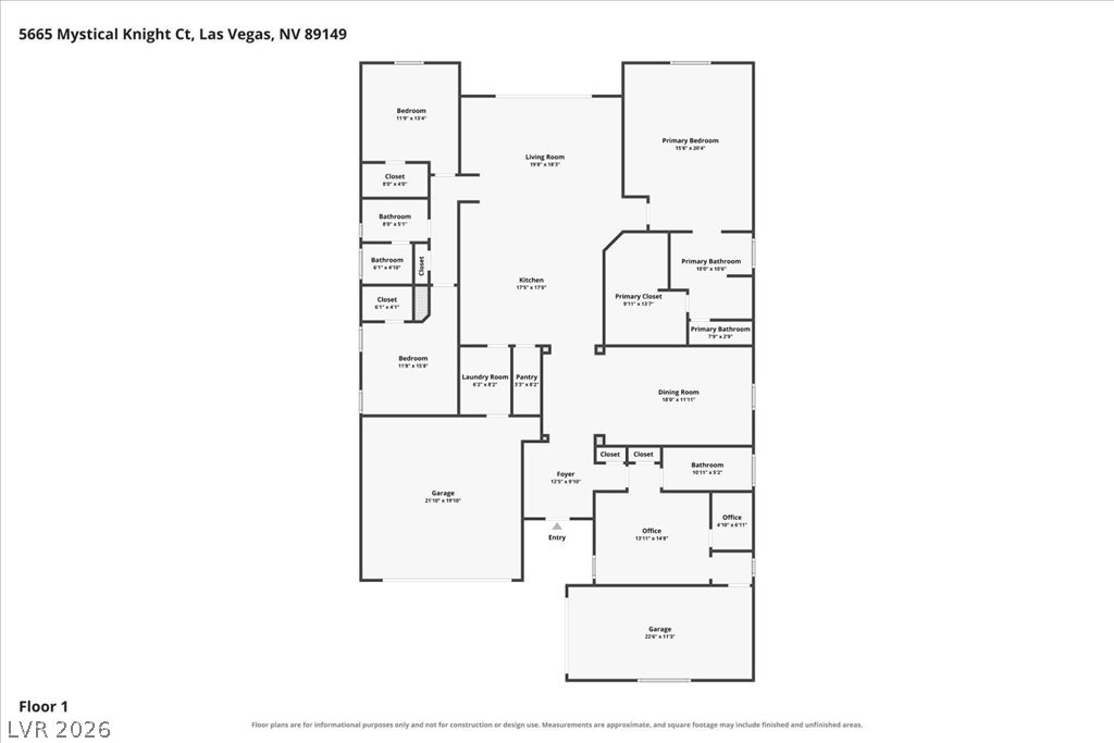 5665 Mystical Knight Court Las Vegas NV 89149