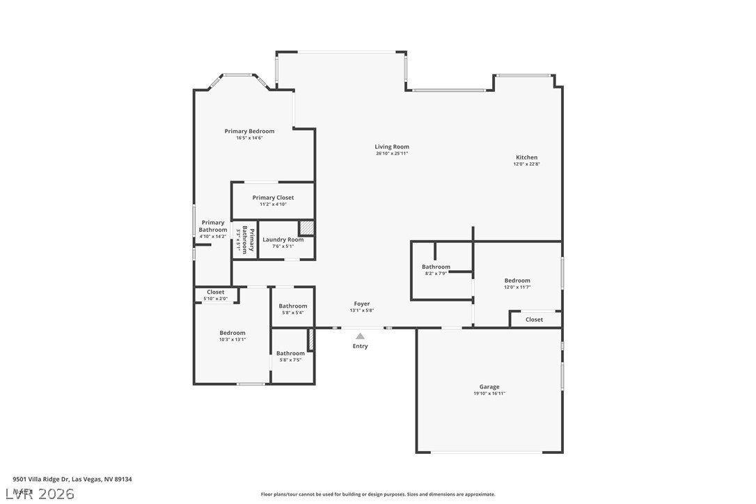 9501 Villa Ridge Drive Las Vegas NV 89134