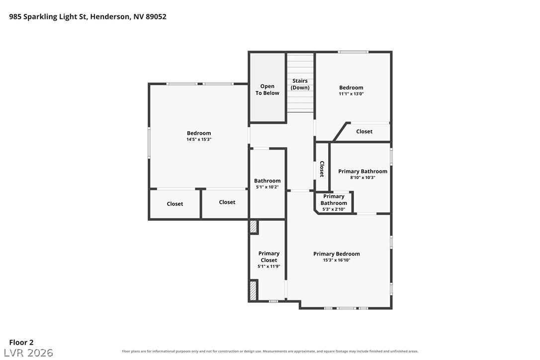 985 Sparkling Light Street Henderson NV 89052