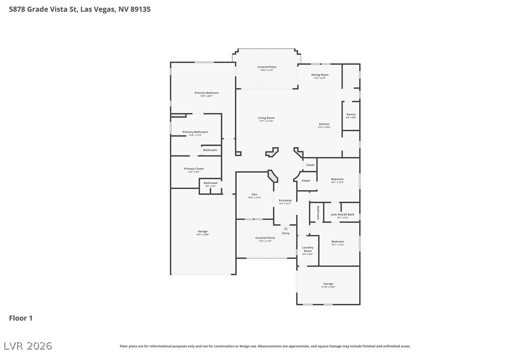 5878 Grade Vista Street Las Vegas NV 89135