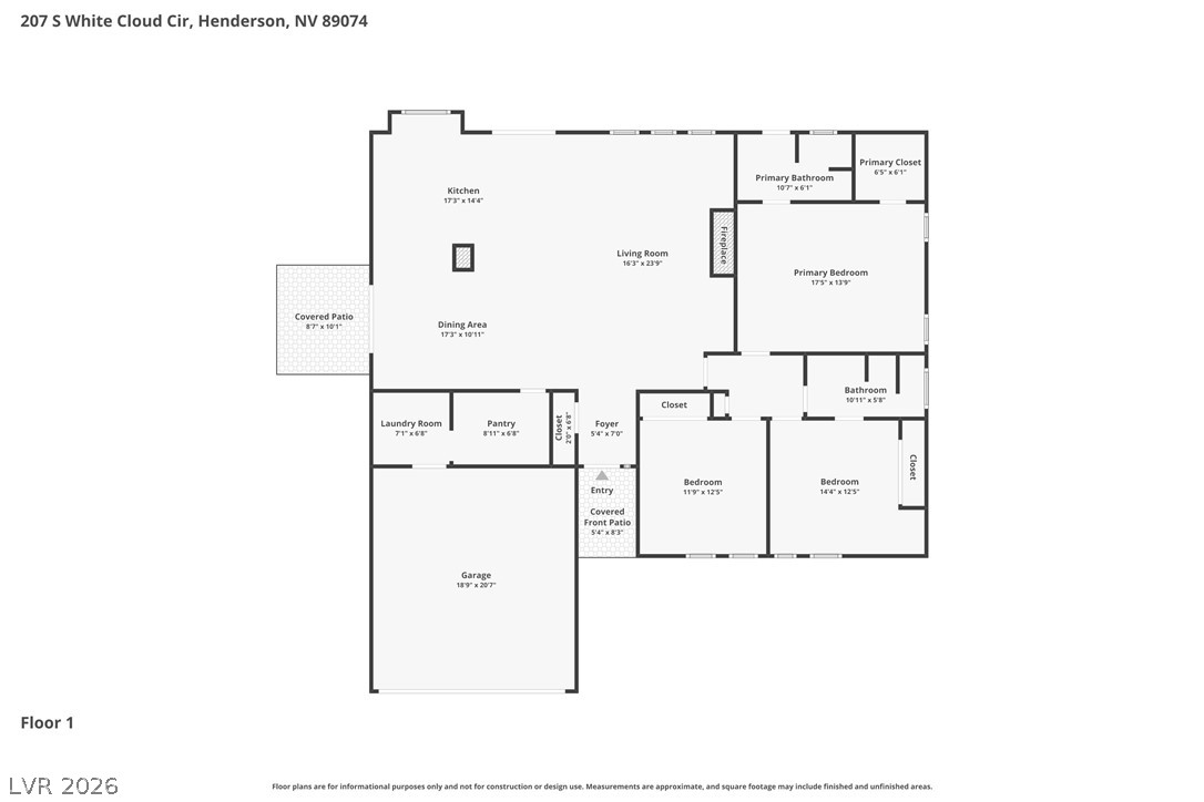 207 South White Cloud Circle Henderson NV 89074