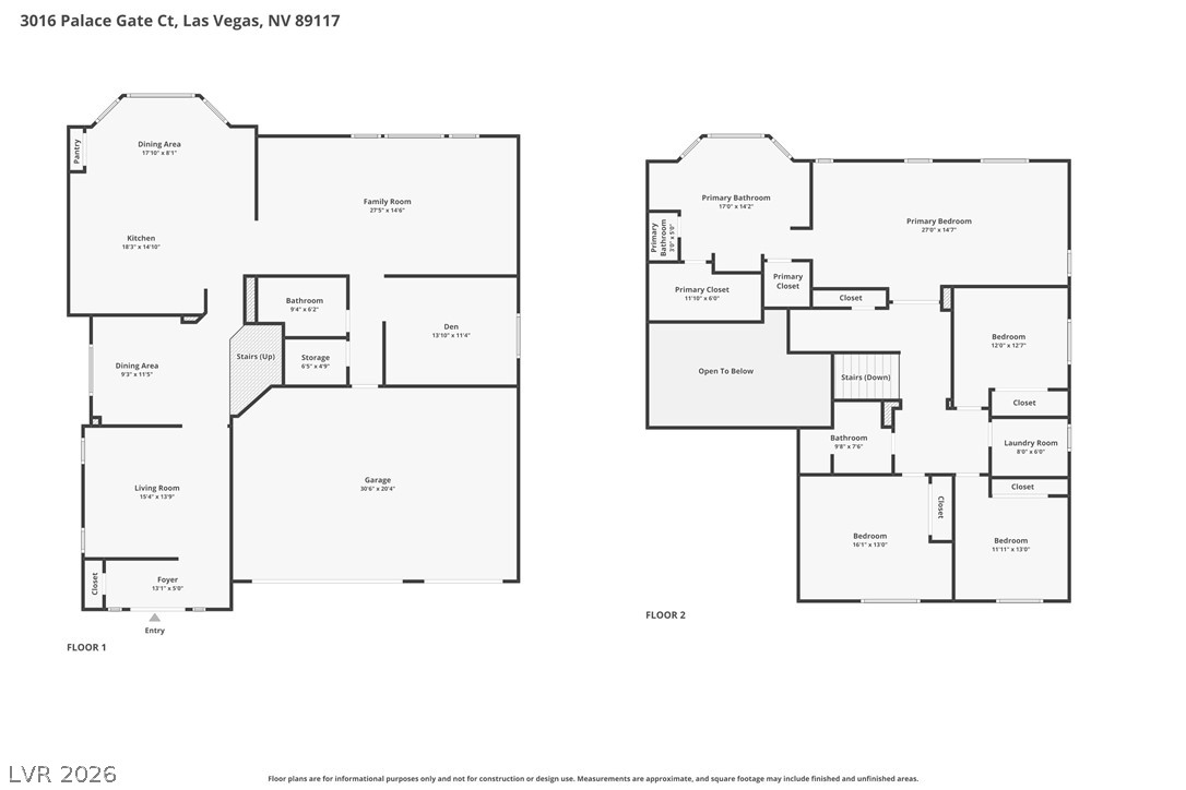 3016 Palace Gate Court Las Vegas NV 89117
