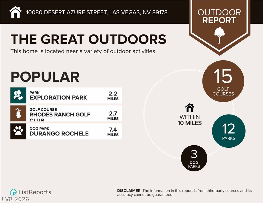 10080 Desert Azure Street Las Vegas NV 89178